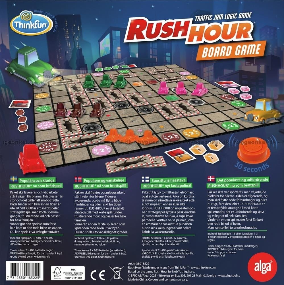 ALGA Rush Hour board game