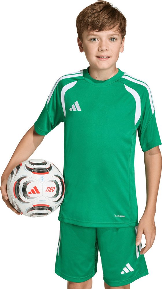 Koszulka dla dzieci adidas Tiro 26 League Jersey zielona KB1325 140cm