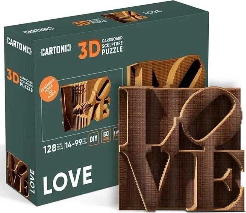 Puzzle 3D kartonowe - Love
