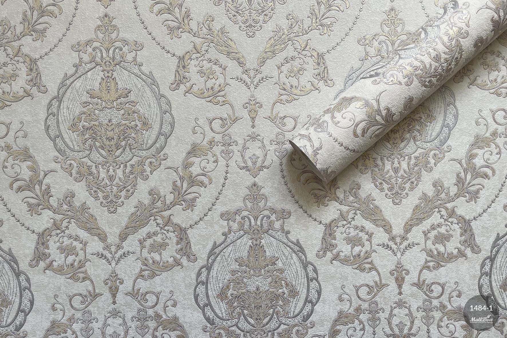 MallDeco TAPETA WINYLOWA MODEL MALENA DCOR, ZŁOTA