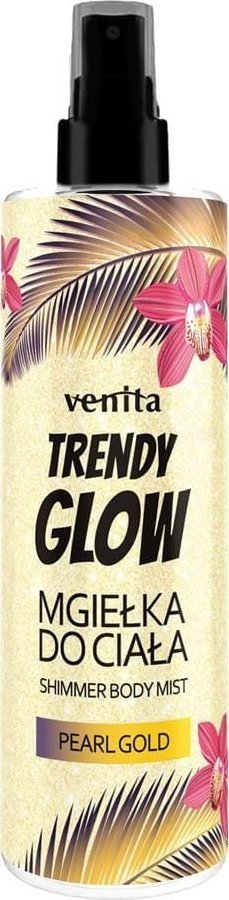 Venita VENITA Trendy Glow Mgiełka rozświetlająca do ciała - Pearl Gold 200 ml