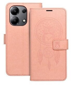 Kabura MEZZO Book do XIAOMI Redmi Note 14 PRO 4G łapacz snów złoty róż