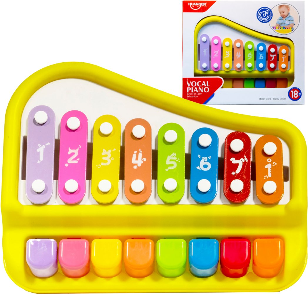 Edukacyjne organki, cymbałki żółte