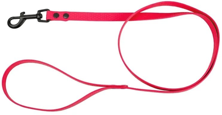 Smycz dla psa z wytrzyma�ej gumy, czerwony, 16mm/1,2m
