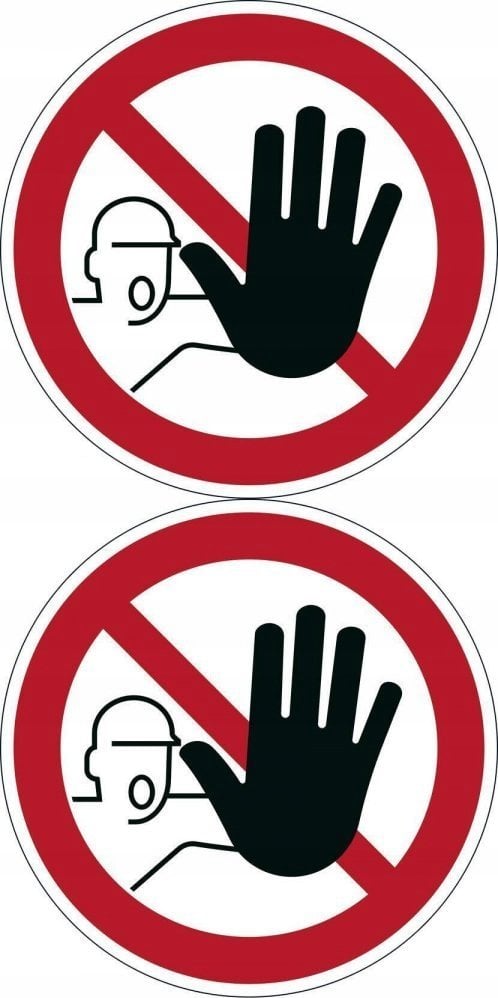 Durable DURABLE Verbotsaufkleber 'Zutritt verboten'