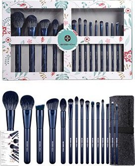 Eigshow Beauty Zestaw Prezent 15 pędzli Turmaline Blue Jade Series