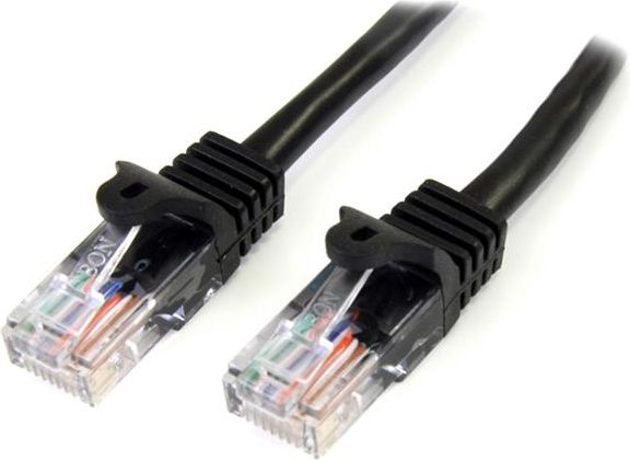 StarTech Czarny CAT 5E Patchcord 1M (45PAT1MBK)