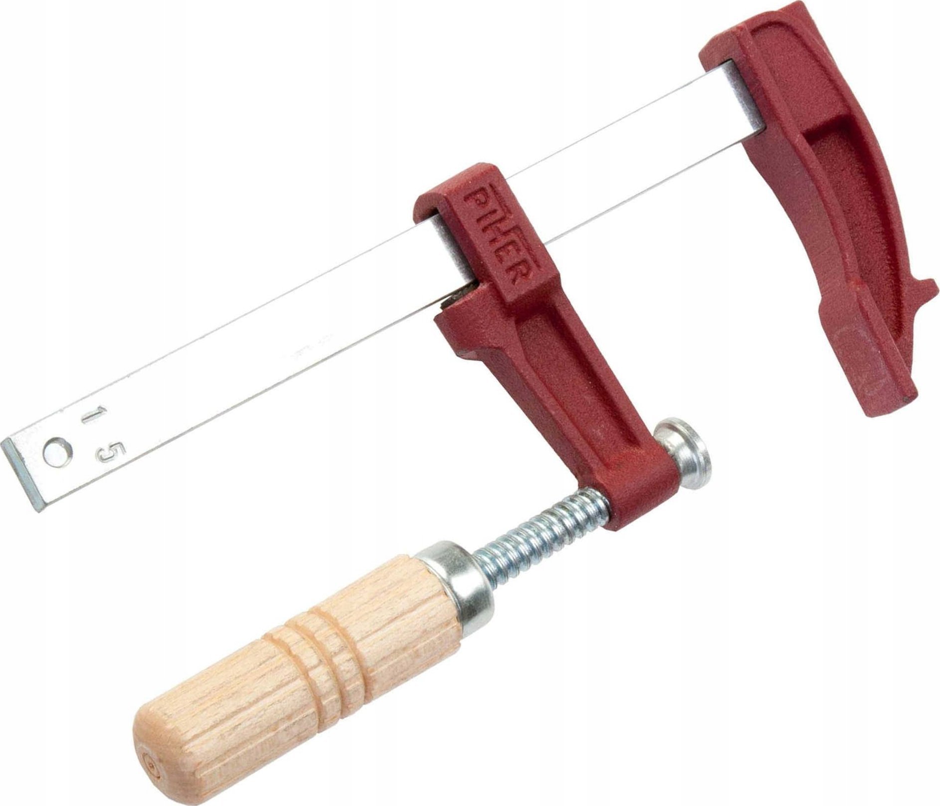 PIHER Piher Spaustuvai MM 25cm, žiočių gylis 7cm, max 4000N, medine rankena