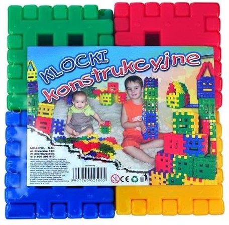 Czako Klocki konstrukcyjne, 24 elementów - 5907760025005