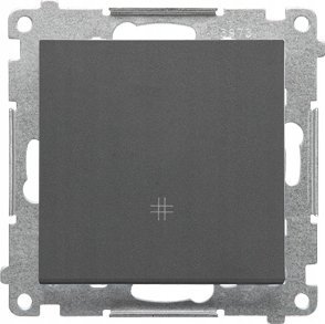 Kontakt-Simon Łącznik krzyżowy Kontakt-Simon 55 TW7.01/116 moduł 10 AX, 250V~, szybkozłącza grafitowy mat