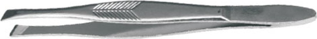 Inter-vion Pęseta Skośna Długa Srebrna