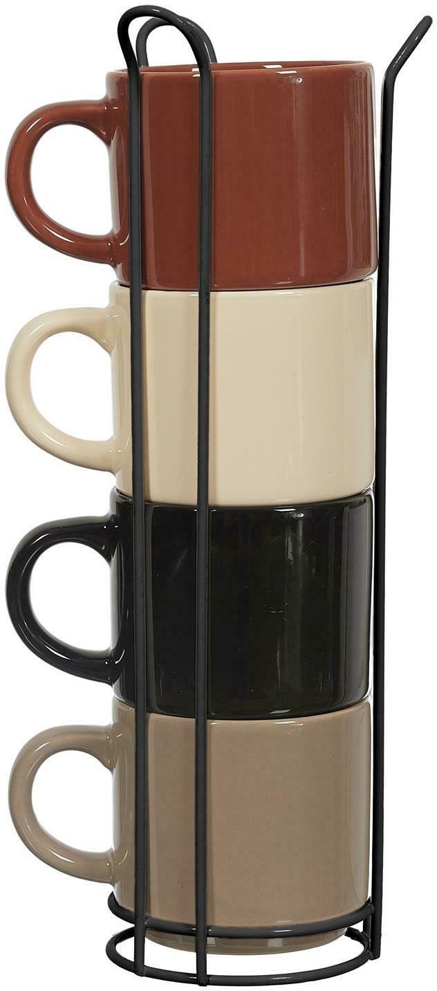 INTESI ZESTAW 4 KUBKÓW JAPANDI NA STOJAKU