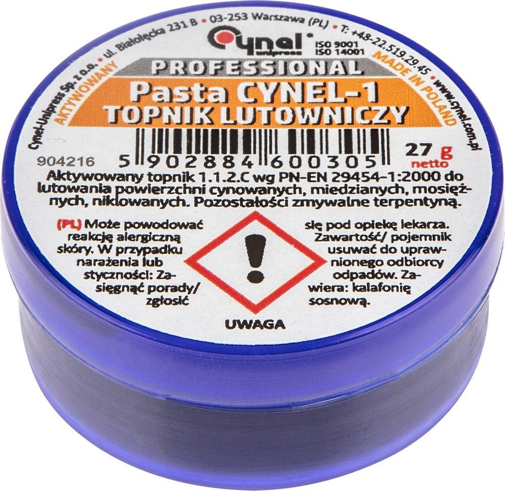 Cynel Topnik do lutowania miękkiego 27 g