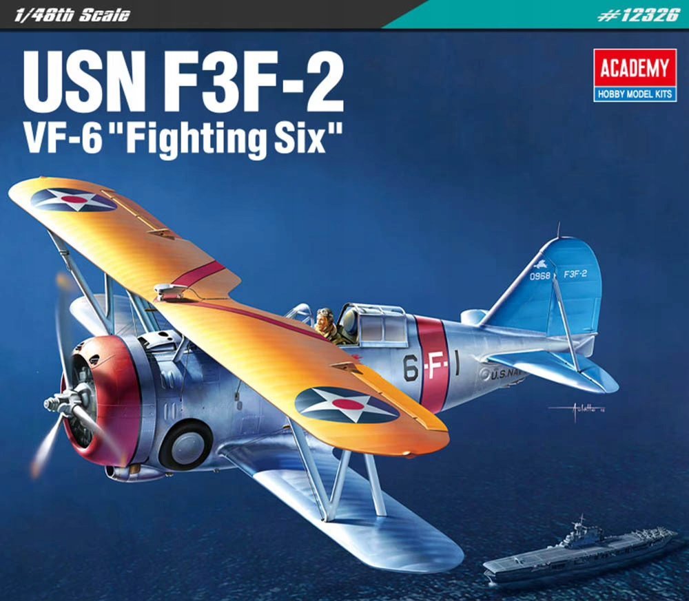 Academy Model plastikowy US Navy Fighter F3F-2 1/48 Academy