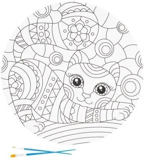 Obraz do malowania Kotek