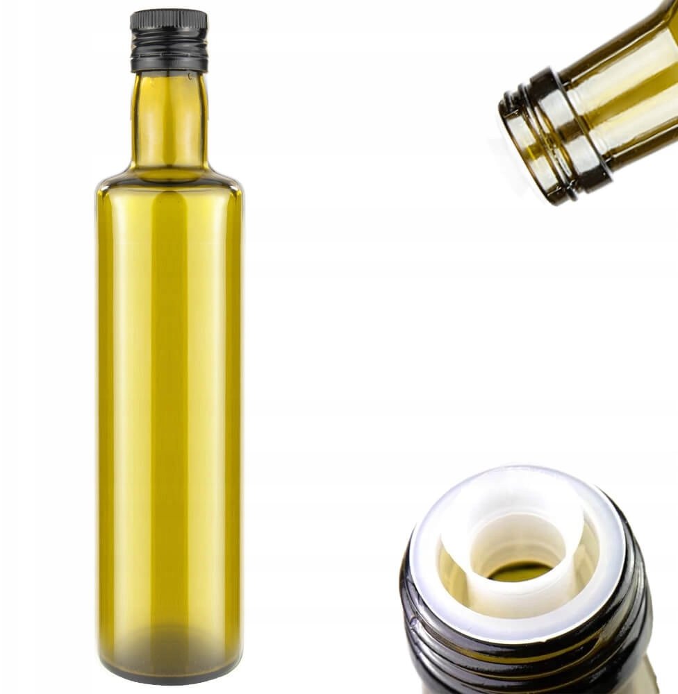 Butelka DORICA OLIWKOWA 500ml na oliwę sok z DOZOWNIKIEM