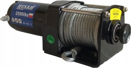 Husar Wyciągarka elektryczna z liną stalową BST 2500 LBS