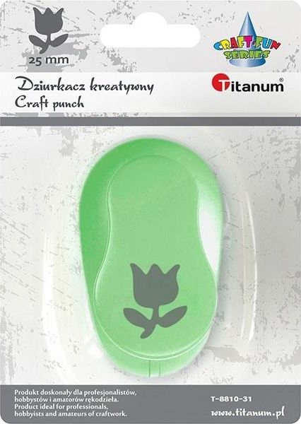 Titanum Dziurkacz z motywem Tulipan 25mm