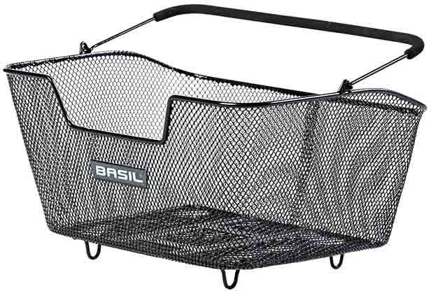 Kosz na tylny bagażnik BASIL BASE M MULTI SYSTEM, MULTI System, stalowy czarny (NEW)