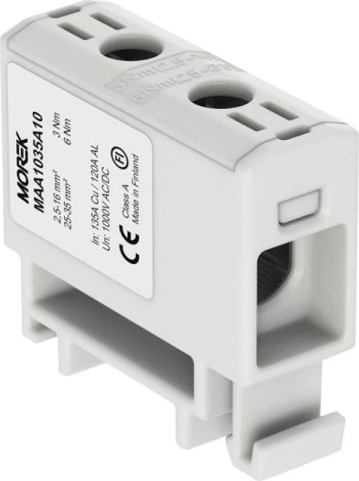 MOREK Złączka OTL35 kolor szary1xAl/Cu 2,5-35mm2 1000V Zacisk uniwersalny MAA1035A10