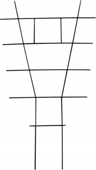 Podpora drabinka do roślin doniczkowych 51x29 cm Zielona drut stalowy