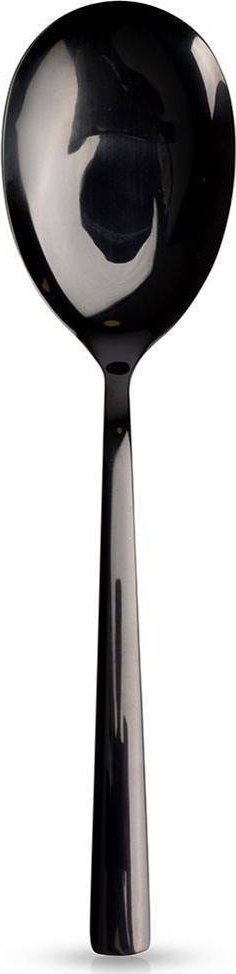 Orion Łyżka do sałaty stalowa czarna 25 cm BLACK