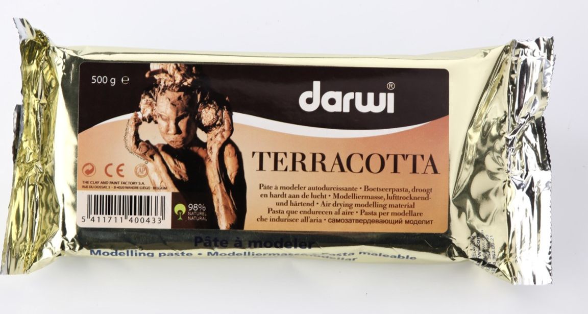 The Clay and Paint Factory Masa plastyczna Darwi Terracotta 500g