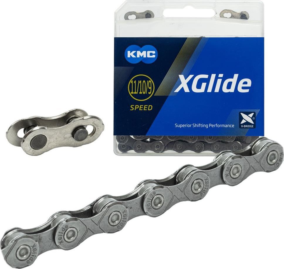 KMC Łańcuch KMC XGlide EPT, 9/10/11-rzędowy, 126 ogniw, Quick Link, Linkglide