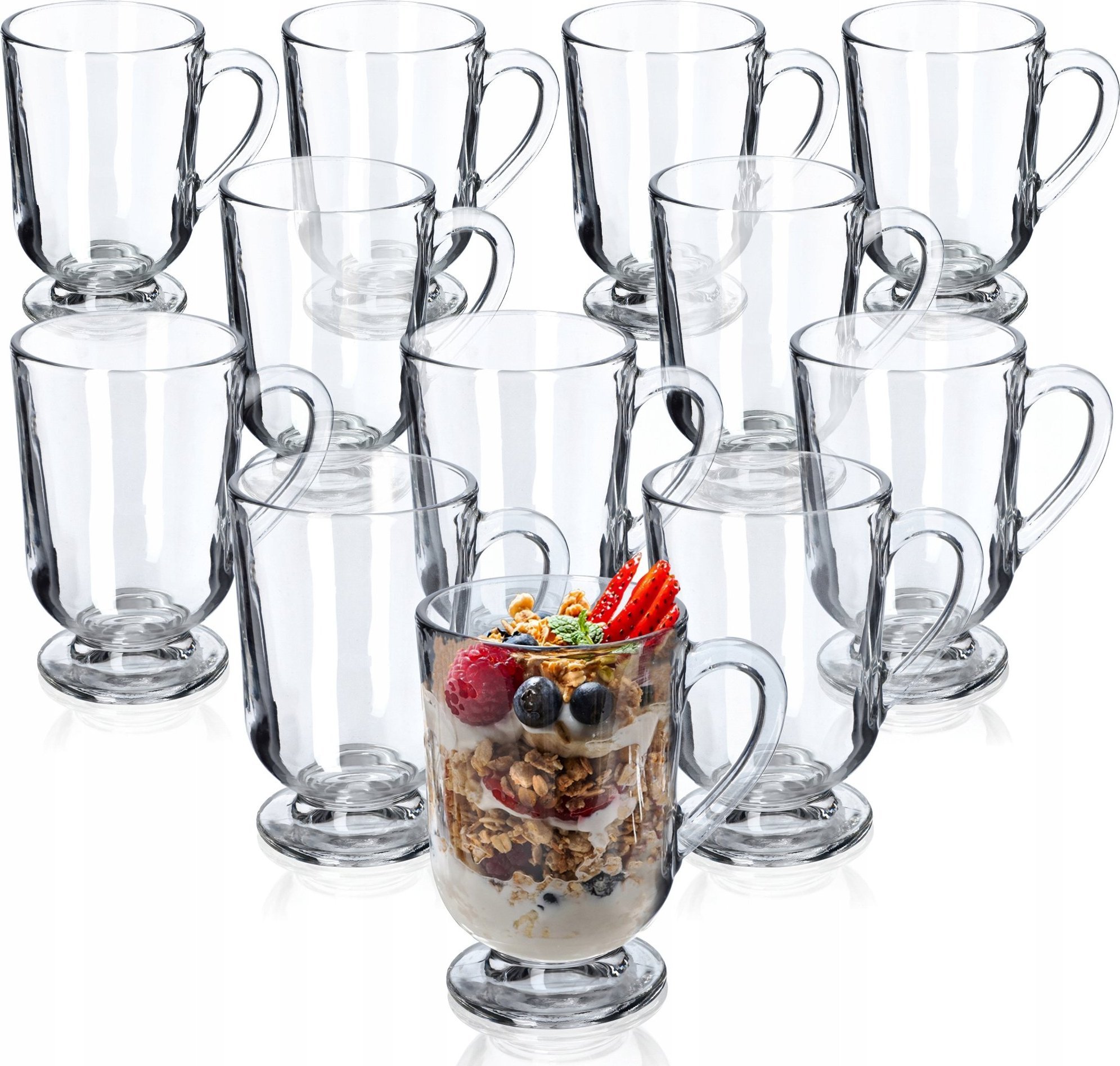 Kadax Szklanki Do Kawy Herbaty Cappuccino 300ml 12szt