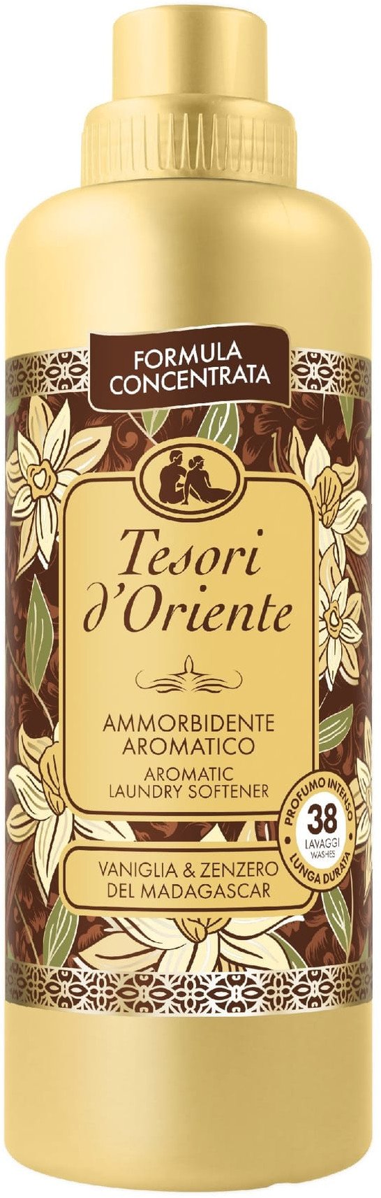 TESORI D`ORIENTE Koncentrat do płukania tkanin VANIGLIA & ZENZERO 760 ml (38 prań)