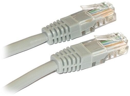 LYNX UTP patch kabel Cat5e, PVC, CCA, 0,5m, šedý (balení obsahuje 10ks)