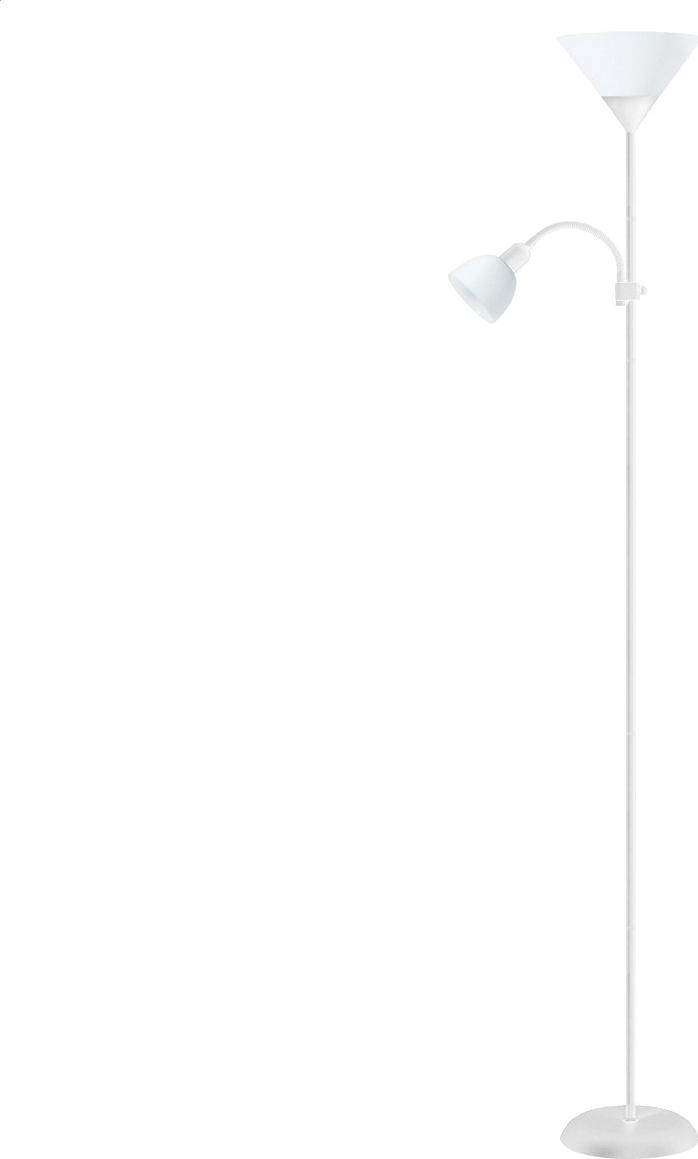 Lampa podłogowa Platinet PLATINET FLOOR LAMP E27+E14 WHITE [45177]