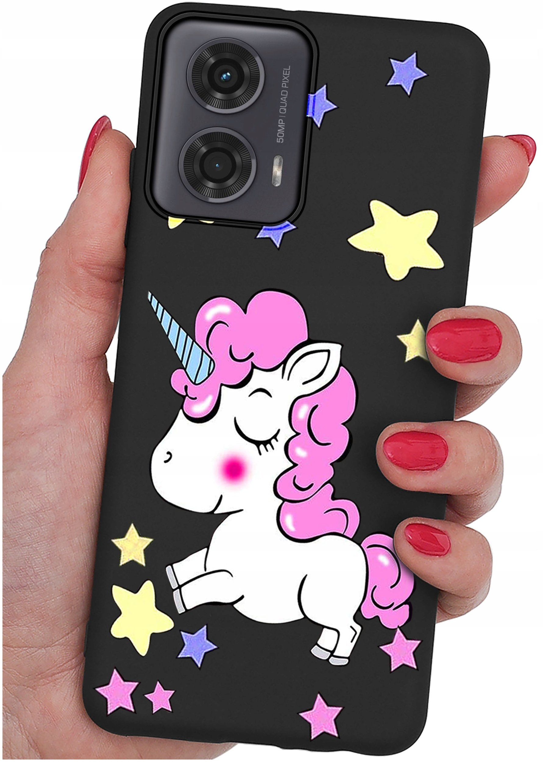 Etui do Motorola Moto G24 |G24 POWER |G04 |E14 WZORY |SILIKONOWE MATT SZKŁO