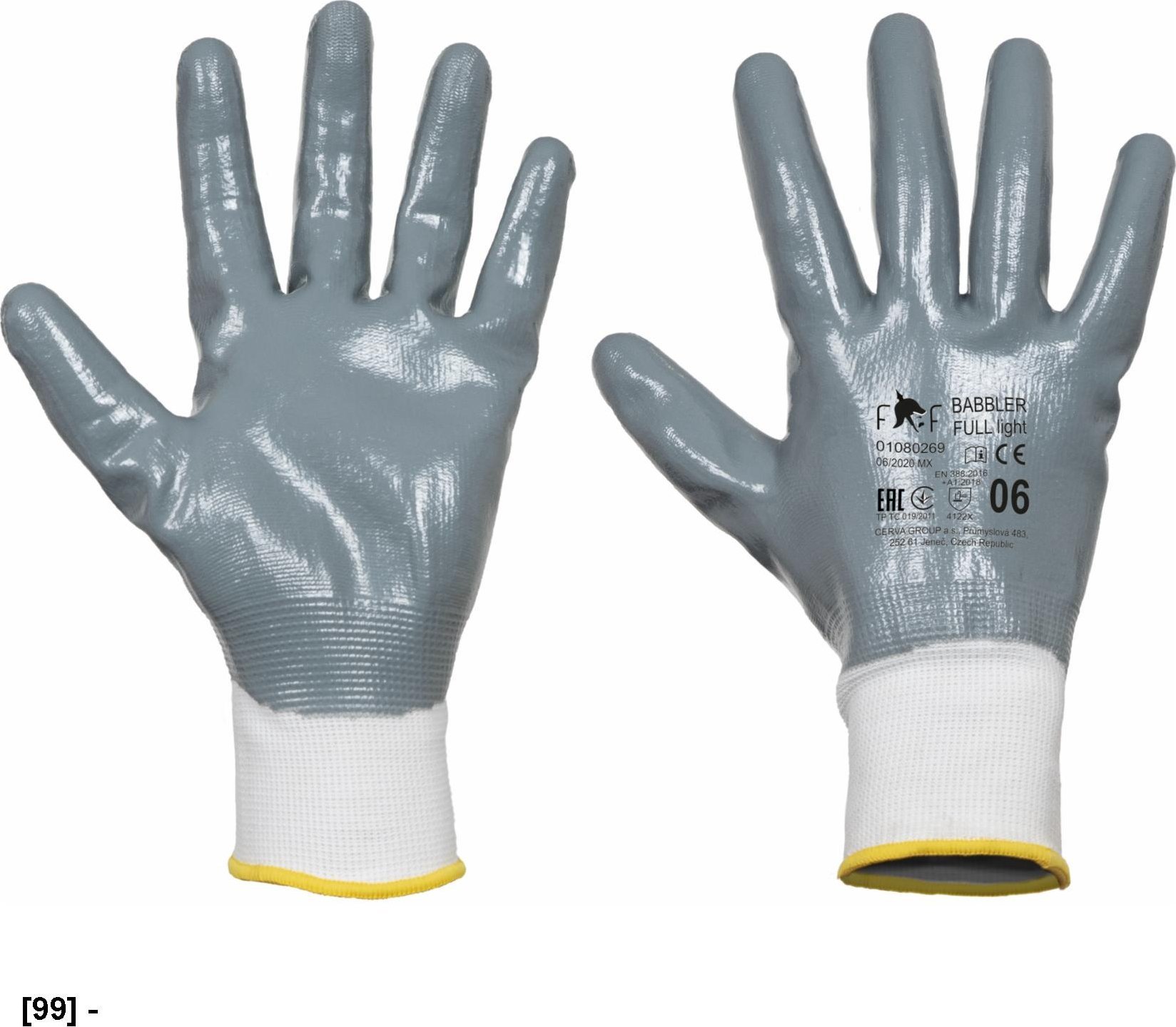 CERVA FF BABBLER FULL LIGHT - rękawice 11