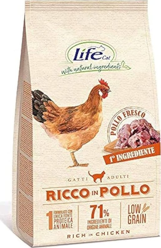 Life Pet Care LIFE CAT 400g RICH IN CHICKEN LOW GRAIN /6