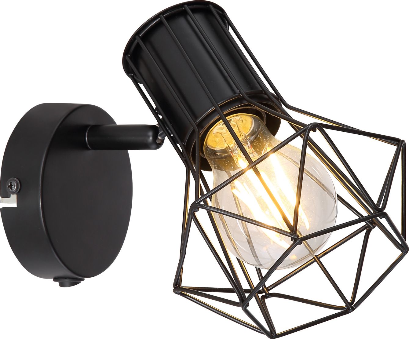 Kinkiet Globo Kinkiet ścienny LED Ready do salonu nowoczesny Globo PRISKA z drutu 54017-1