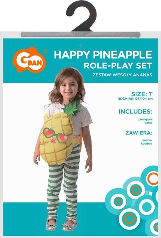 Strój wesoły ananas rozm. 98/104cm