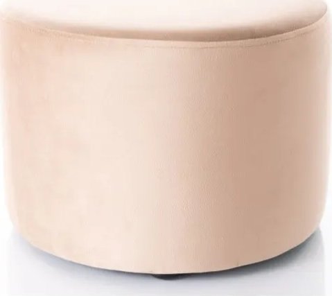 Pufa DOTI A VELVET beżowa SIGNAL