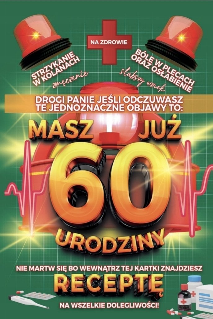 Teka Karnet Urodzinowy z recept± 60