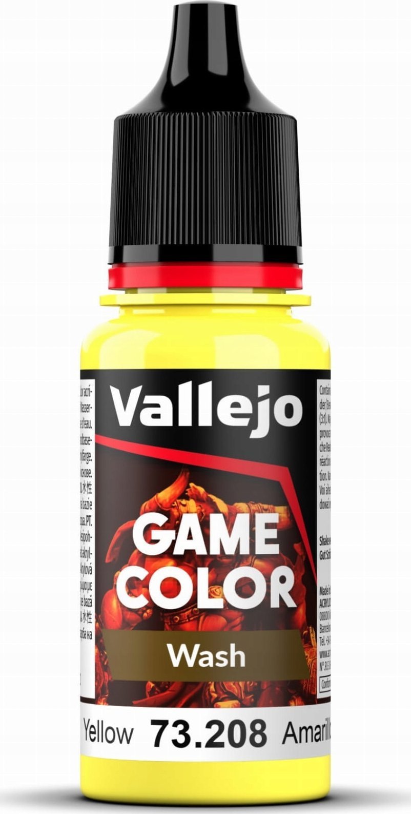 Vallejo Vallejo: 73.208 - Game Color - Wash - Yellow (18 ml)