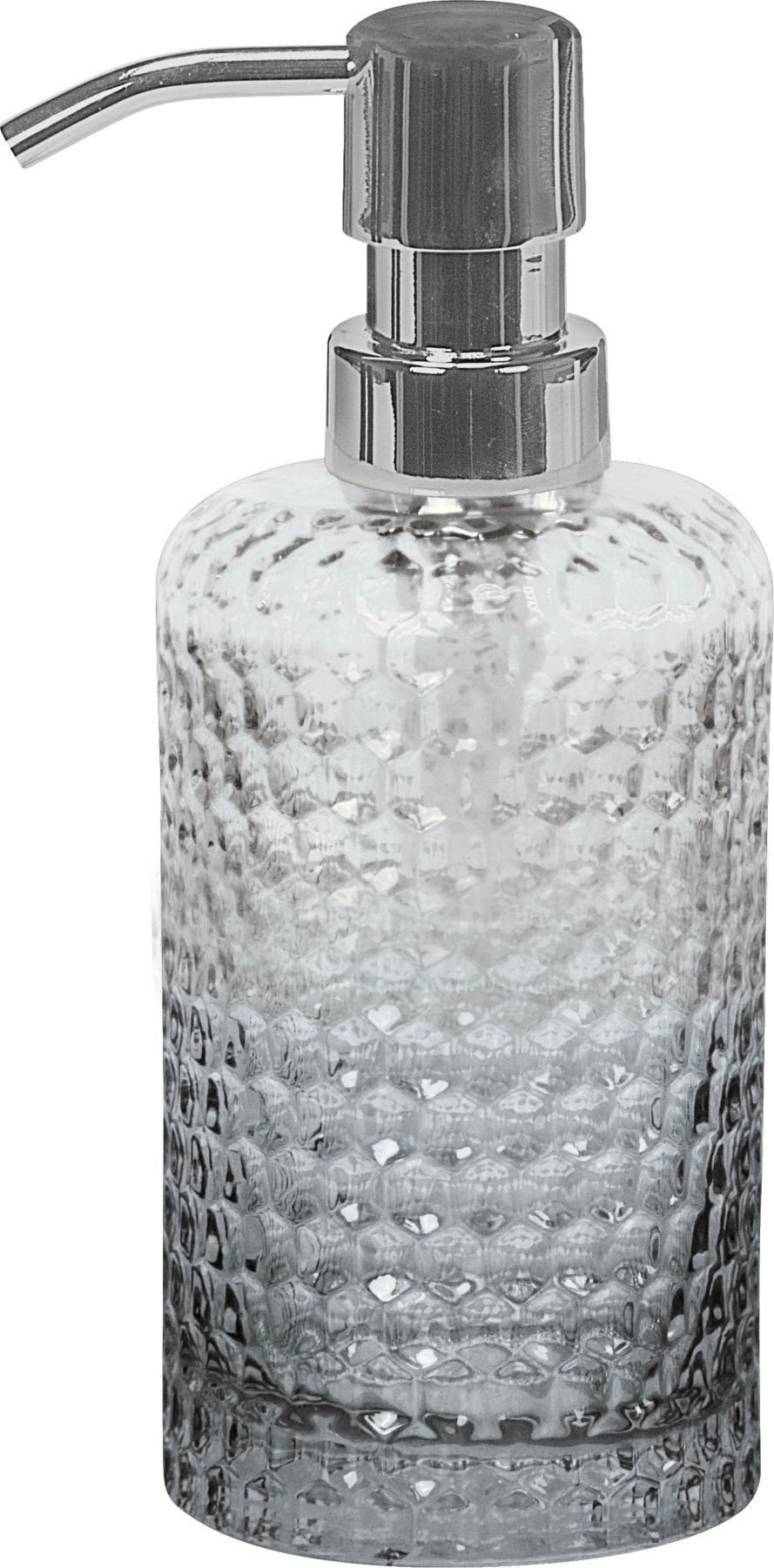 Dozownik do mydła Kleine Wolke Kleine Wolke Melua Dozownik do mydła szary Eco Care szkło