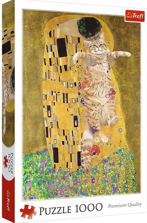 Puzzle 1000 Purrfekcyjny Pocałunek TREFL