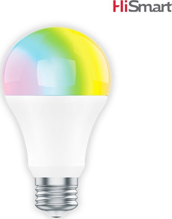 Hismart išmanioji LED lemputė su bevieliu ryšiu A60, 6W, E27, 2700K
