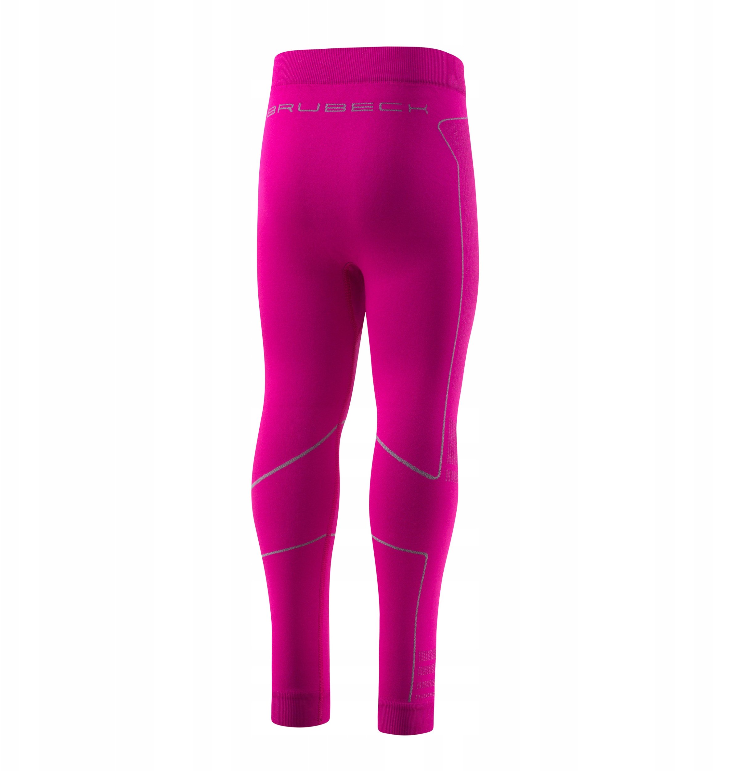 LE1353K Spodnie dziecięce THERMO KIDS fuksjowy/szary 104/110