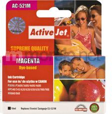 Tusz Activejet tusz ACC-521MN / CLI-521M (magenta)