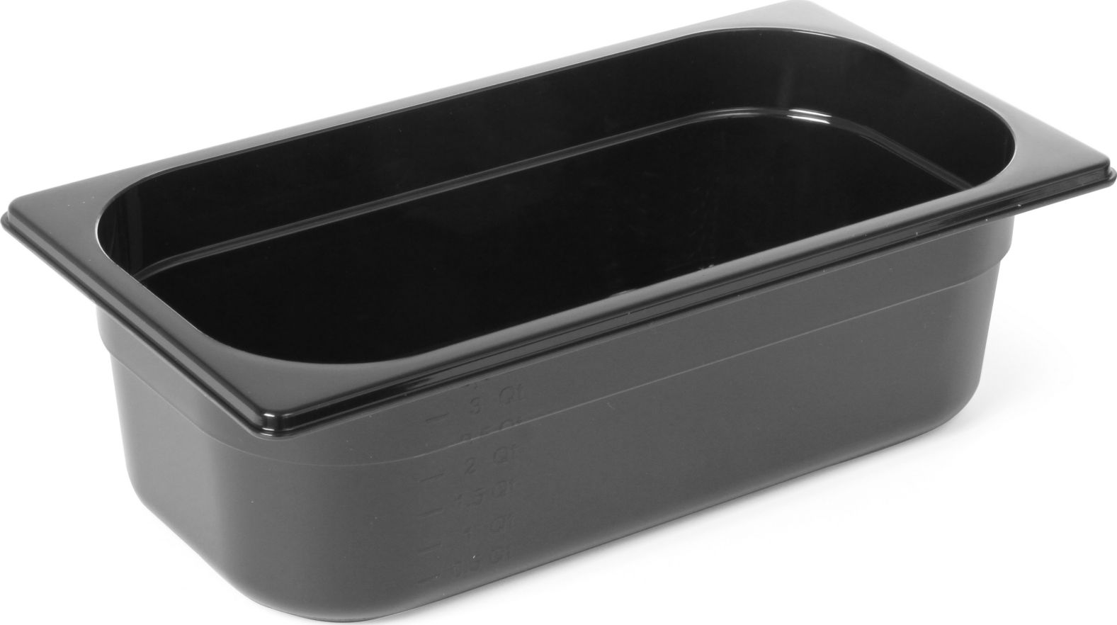 Hendi Pojemnik z czarnego poliwęglanu GN 1/4 wys. 100 mm - Hendi 862629 Pojemnik z czarnego poliwęglanu GN 1/4 wys. 100 mm - Hendi 862629
