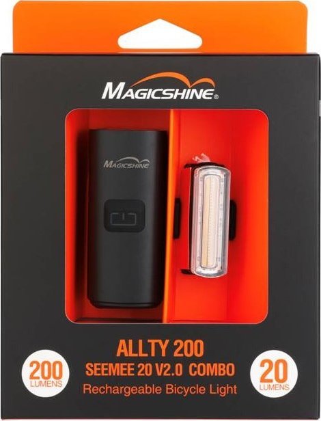 MAGICSHINE Zestaw MAGICSHINE Lampka przednia ALLTY 200 + Lampka tylna SEEMEE 20 V2.0 (NEW)