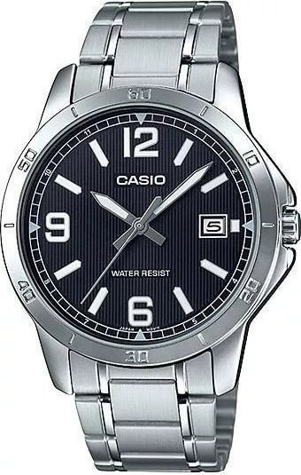 Zegarek Casio Zegarek Męski Casio COLLECTION Czarny Srebrzysty ( 41,5 mm)