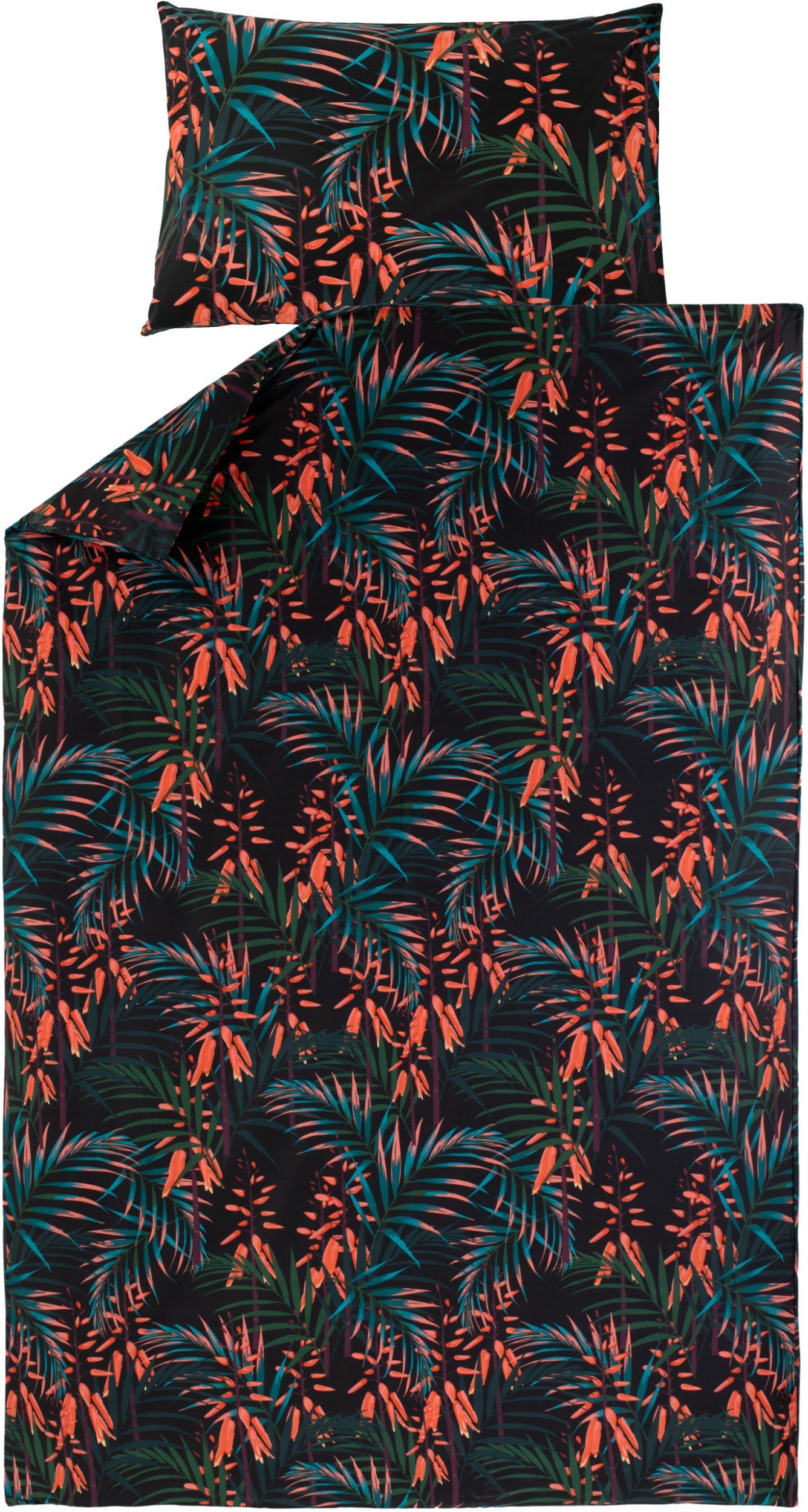 BED COV SET Night Pam SATEEN 140x200CM