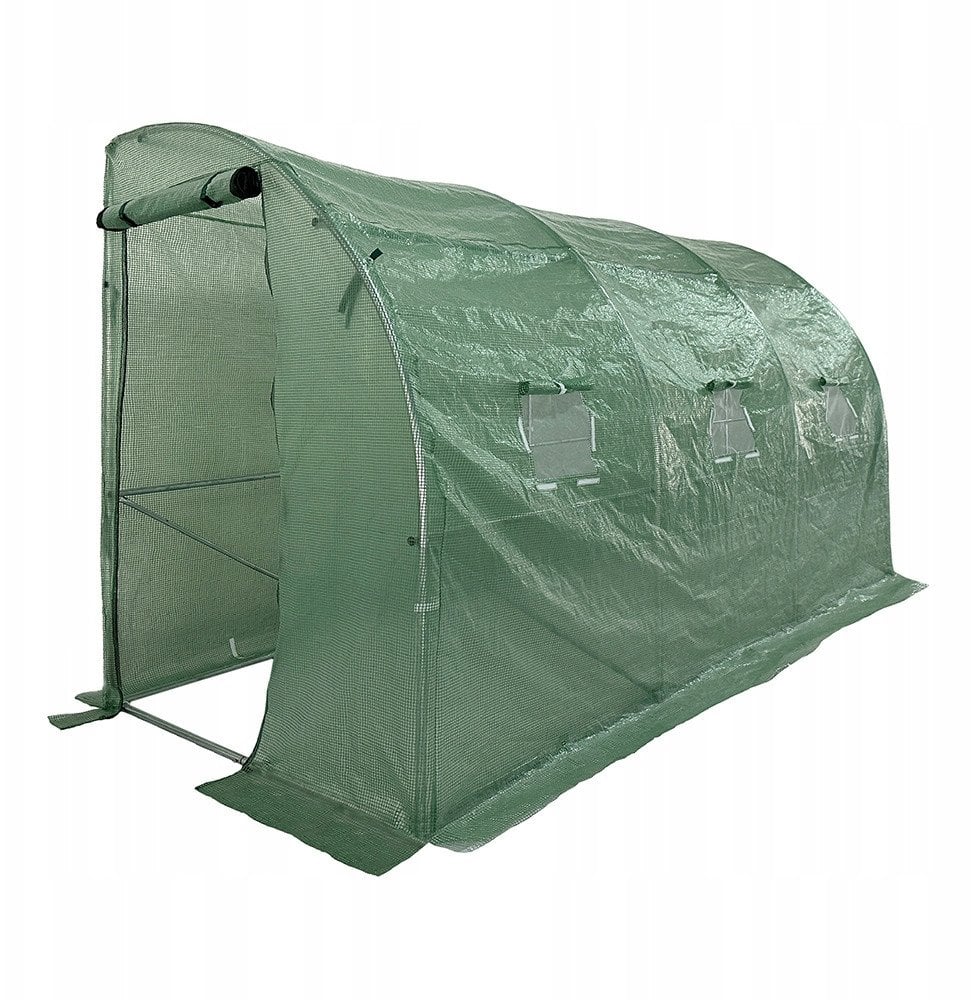 Tunel szklarniowy przyścienny 4x1,5m biały 6m2 rurki 25 mm